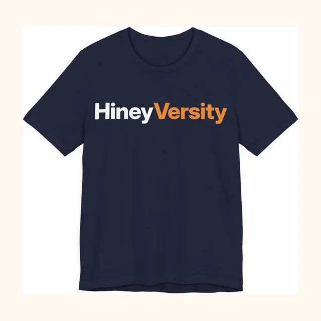 HineyVersity tee, navy