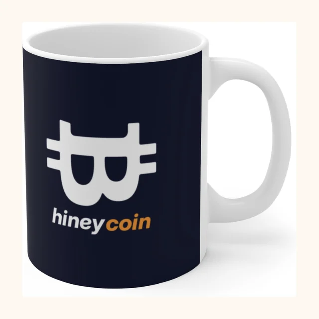 Hineycoin mug, navy